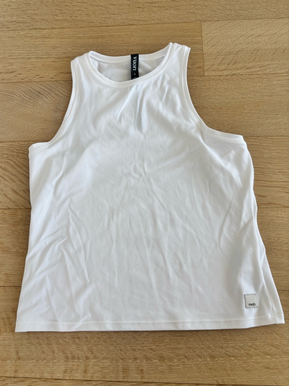 Vuori White Racerback Tank Top